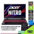 Acer Nitro 5 AN515 - 46 - R8H3 Gaming Laptop (Obsidian Black) | 15.6” QHD IPS | Ryzen 7 6800H | 16GB RAM | 512GB SSD | RTX 3070 | Windows 11 Home | Acer Notebook Bag 15.6 VX15 Backpack - Nectostry