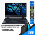 ACER Predator Helios 300 PH315 - 55 - 78LF Gaming Laptop (Abyssal Black) | 15.6" QHD | i7 - 12700H | 16GB DDR5 RAM | 1TB SSD | Predator Backpack 15.6 Blue | Gaming Chair LK - 8103A - Nectostry