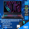 Acer Predator Helios Neo 16 PHN16 - 71 - 55V5 Gaming Laptop | 16" WUXGA 1920x1200 | i5 - 13500HX | 16GB RAM | 512GB SSD | RTX 4060 | Windows 11 Home | MS Office Home & Student 2021 | Predator Backpack Blue | Predator Gaming Chair LK - 8103A - Nectostry
