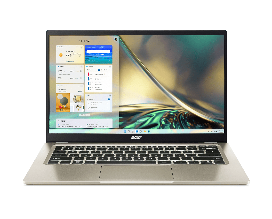 Acer Swift 3 SF314 - 512 - 797R Laptop (Haze Gold) | 14" QHD (2560x1440) | Intel Core i7 1260P | 16GB DDR4 | 1TB SSD | Intel Iris Xe Graphics | Windows 11 Home | MS Office H&S 2021 | Acer Entry Run Rate Backpack - Nectostry