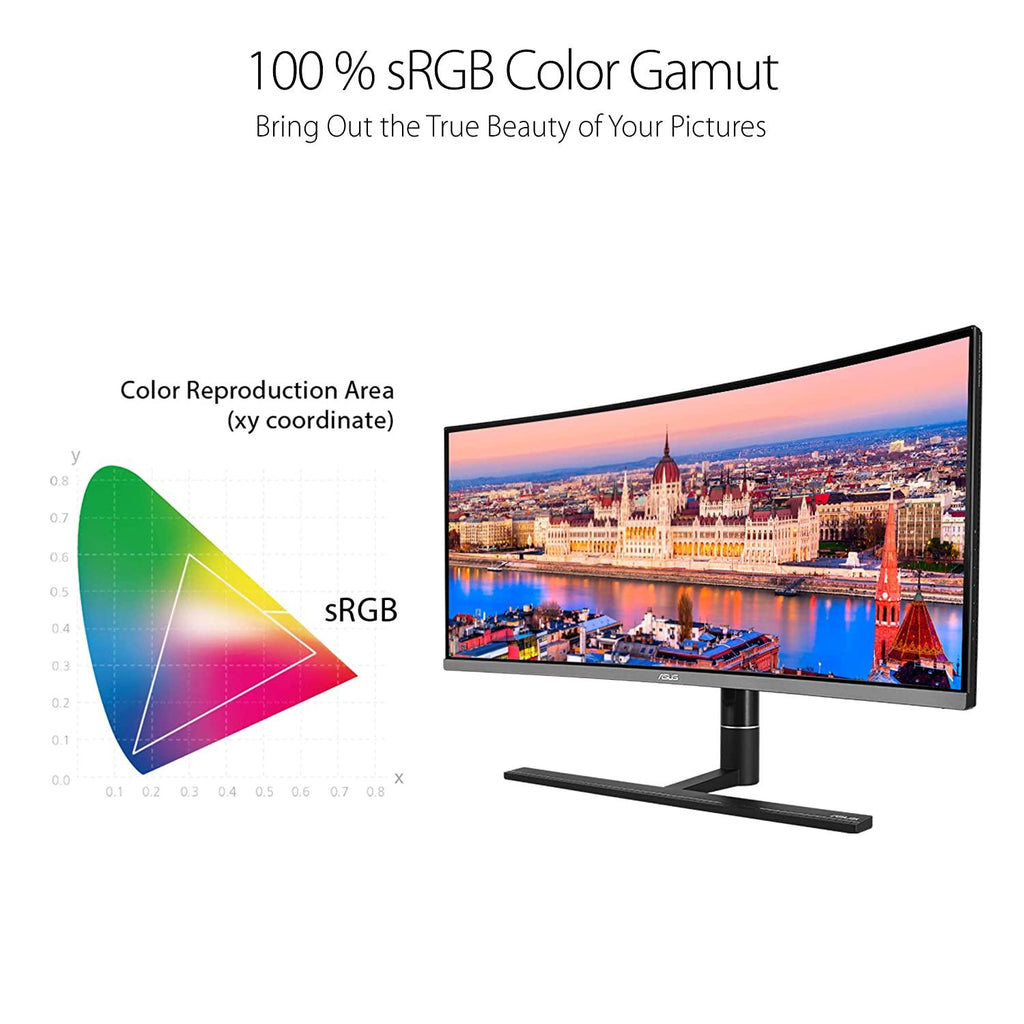 ASUS ProArt Display PA34VC 34.1 - INCH UWQHD Curved Professional Monitor - Nectostry