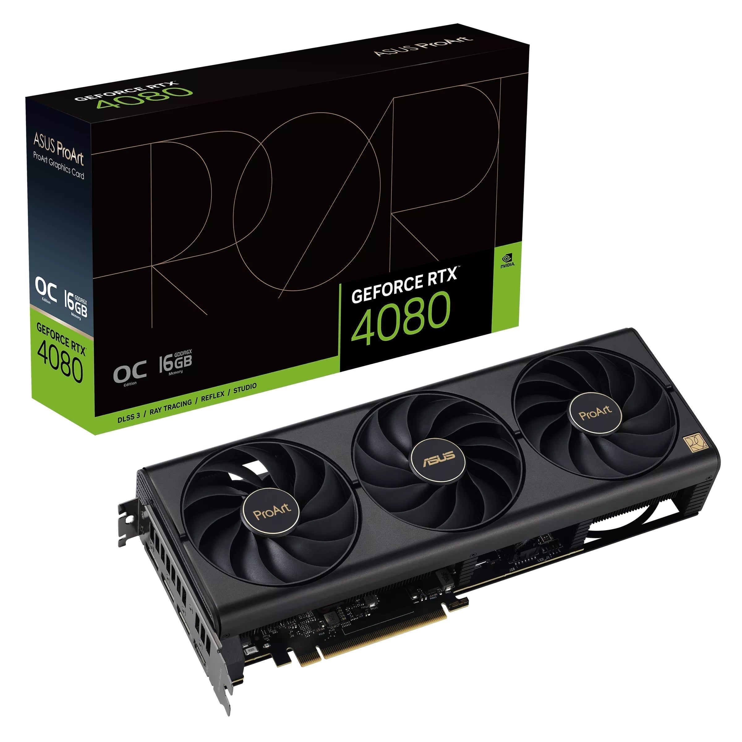Asus ProArt GeForce RTX 4080 OC 16GB GDDR6X Graphics Card - Nectostry