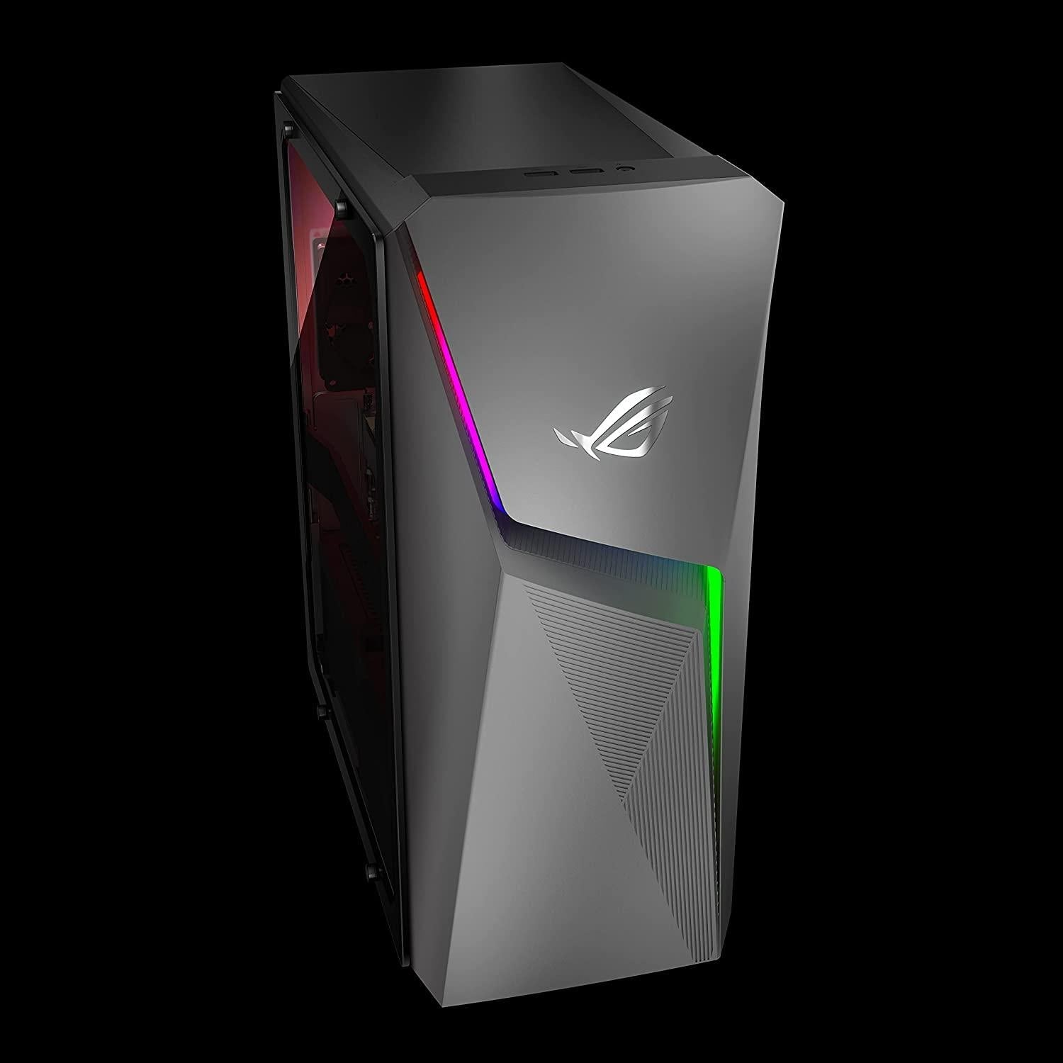 ASUS ROG STRIX G10DK - 75700G006WS AMD R7 - 5700G 16GB RAM 1TB HDD + 256GB SSD NV GTX1660TI 27L TOWER GAMING DESKTOP (GRAY) + MS OFFICE HOME & STUDENT 2021 - Nectostry