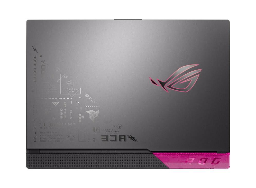 Asus ROG Strix G15 (2022) G513RS - HQ030WS Gaming Laptop (Electro Punk) | 15.6” WQHD | Ryzen 9 6900HX | 32GB RAM | 1TB M.2 SSD | RTX 3080 | Windows 11 Home | ROG Pink Backpack | Impact II Electro Punk | Type - C AC Adapter - Nectostry