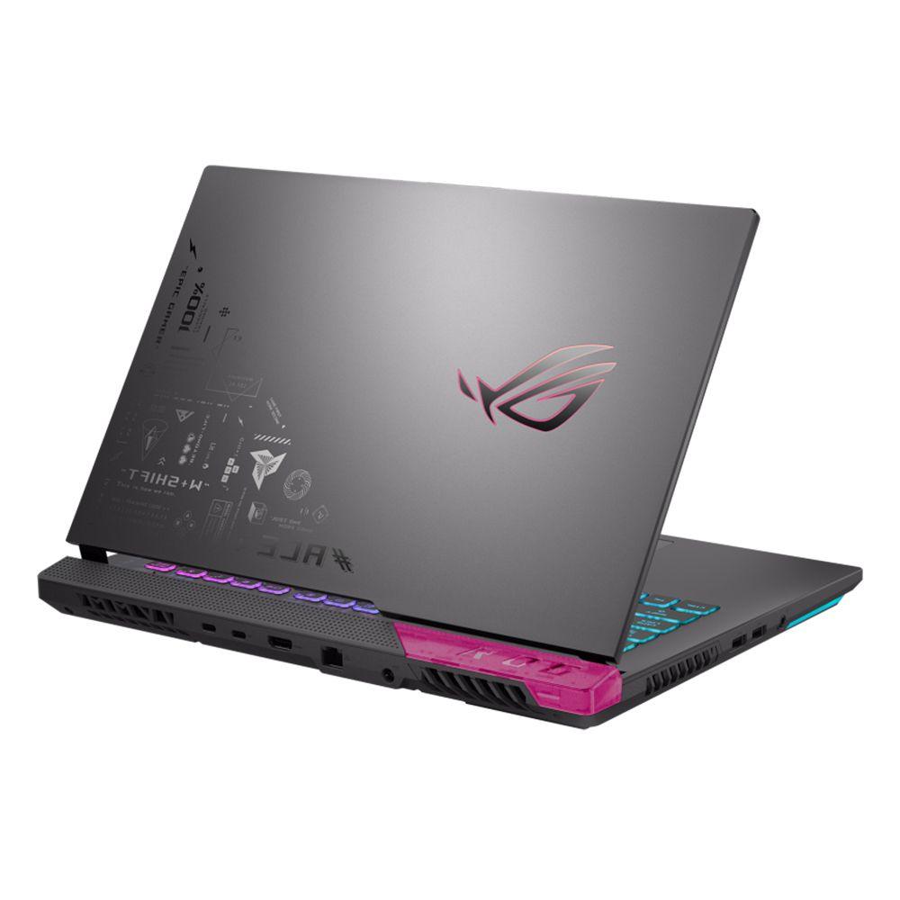 Asus ROG Strix G15 (2022) G513RW - HF180W Laptop (Electro Punk) | 15.6" FHD | Ryzen 9 6900HX | 16GB RAM | 1TB M.2 SSD | RTX 3070 Ti | Windows 11 Home | Pink Backpack | Strix Impact II Electro Punk Mouse | Type - C PD Adapter - Nectostry