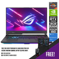 ASUS ROG STRIX G15 G513RC - HN016W GAMING LAPTOP (ECLIPSE GRAY) | 15.6" FHD | RYZEN™ 7 6800H | 8GB DDR5 | 512GB SSD | RTX 3050 | WIN11 + ROG BACKPACK + ROG IMPACT GAMING MOUSE - Nectostry