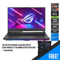 Asus ROG Strix G15 G513RC - HN185W 15.6” FHD Gaming Laptop (Eclipse Gray) | 15.6", FHD (1920 x 1080) | Ryzen™ 7 6800H/HS | 8GB RAM | 512GB SSD | RTX™ 3050 | Windows 11 Home | ROG Backpack - Nectostry