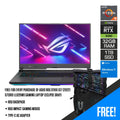 ASUS ROG Strix G17 (2022) G713RS - LL028WS Gaming Laptop (Eclipse Gray) | 17” WQHD | Ryzen™ 9 6900HX | 32GB DDR5 | 1TB SSD | RTX™ 3080 | Windows 11 Home | ROG Backpack | ROG Impact Gaming Mouse | Type - C AC Adapter - Nectostry