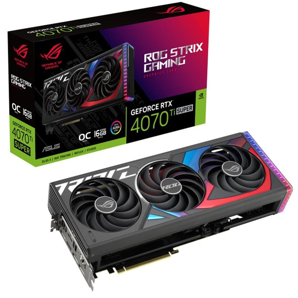 Asus ROG Strix GeForce RTX 4070 TI Super OC 16GB GDDR6X Gaming Graphics Card - Nectostry