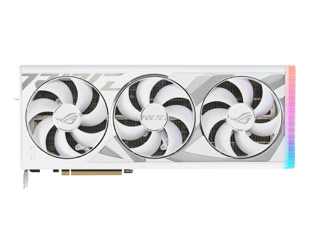 Asus ROG Strix GeForce RTX 4080 OC 16GB GDDR6X Gaming Graphics Card (White) - Nectostry
