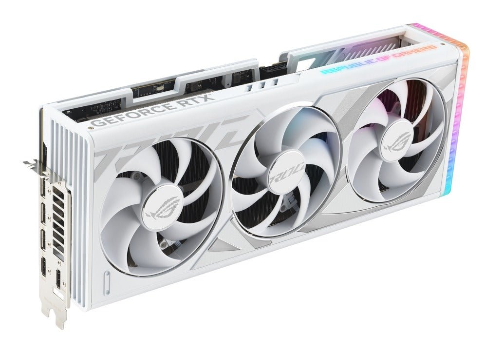 Asus ROG Strix GeForce RTX 4080 OC 16GB GDDR6X Gaming Graphics Card (White) - Nectostry