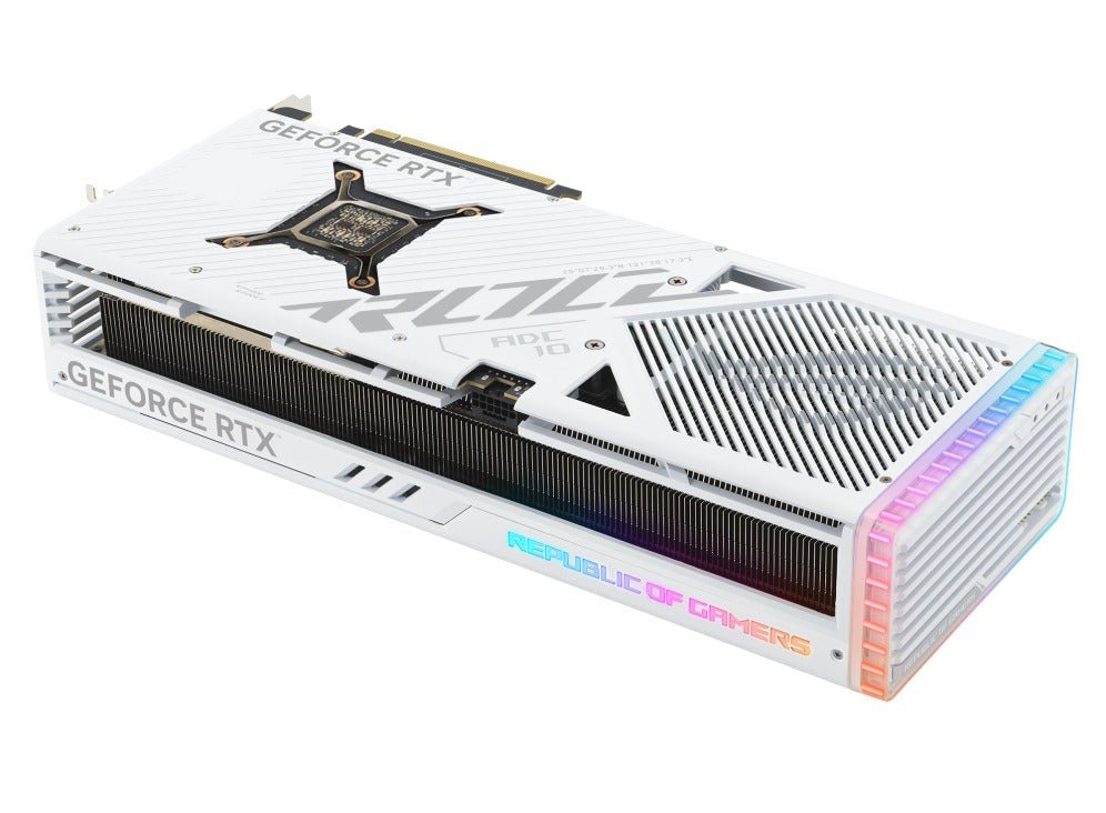 Asus ROG Strix GeForce RTX 4080 OC 16GB GDDR6X Gaming Graphics Card (White) - Nectostry
