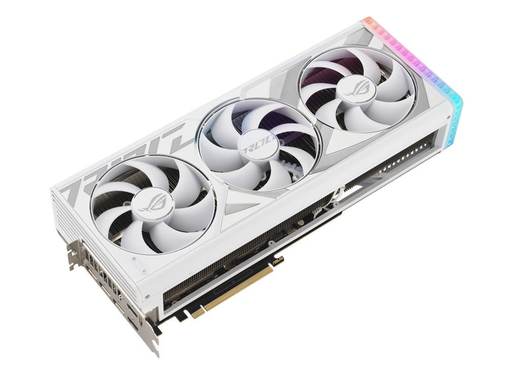 Asus ROG Strix GeForce RTX 4080 OC 16GB GDDR6X Gaming Graphics Card (White) - Nectostry