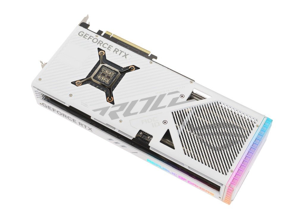 Asus ROG Strix GeForce RTX 4080 OC 16GB GDDR6X Gaming Graphics Card (White) - Nectostry