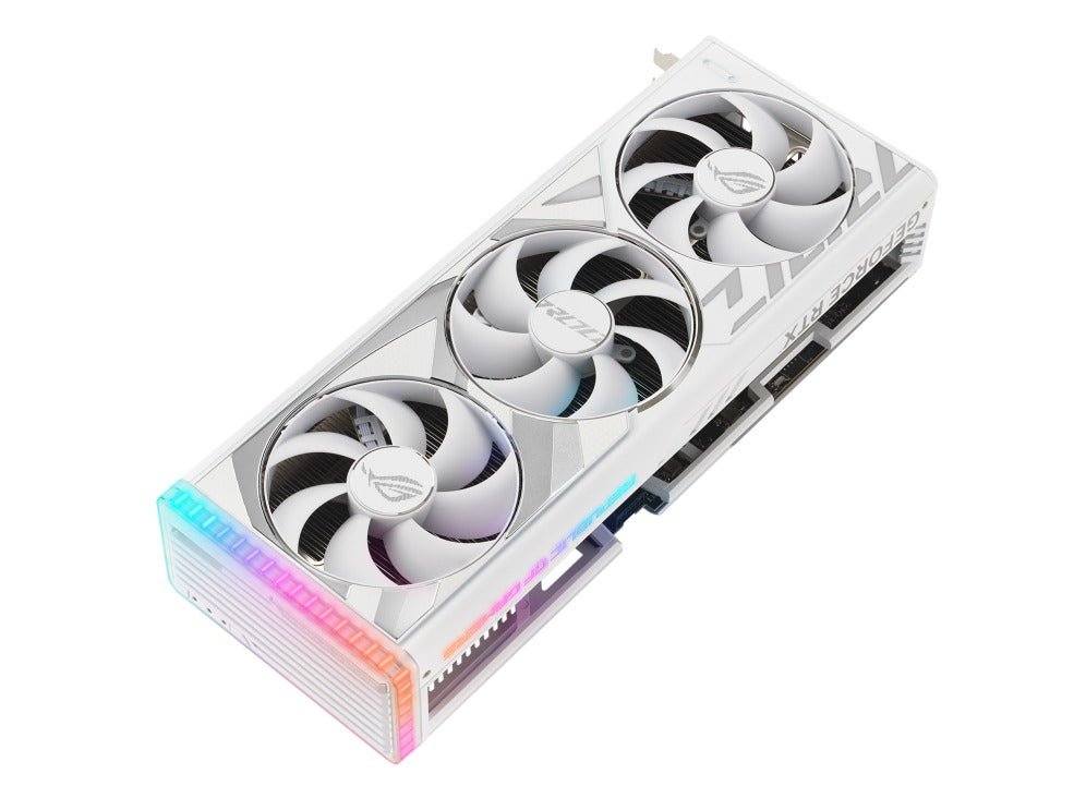Asus ROG Strix GeForce RTX 4080 OC 16GB GDDR6X Gaming Graphics Card (White) - Nectostry