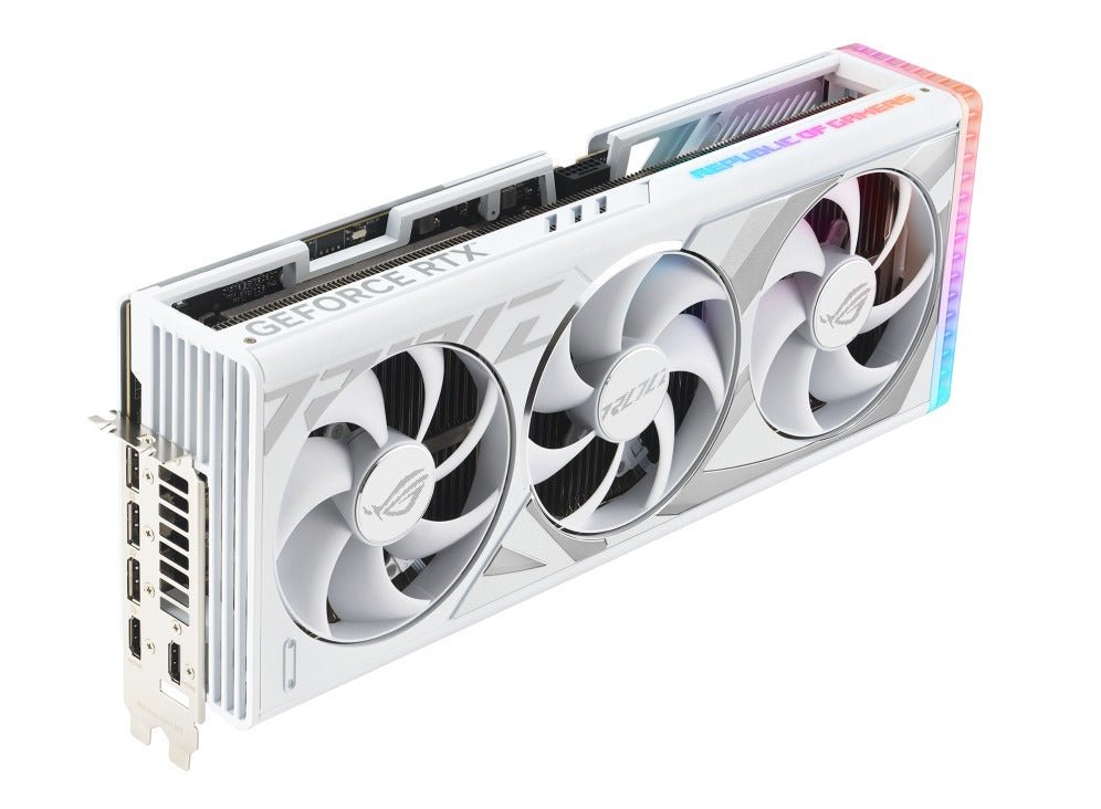Asus ROG Strix GeForce RTX 4090 24GB OC Edition Gaming Graphics Card (White) - Nectostry