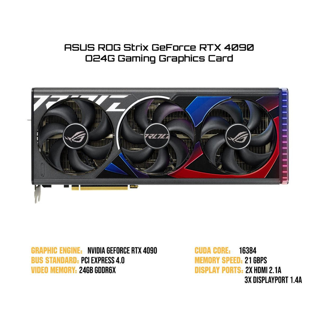 Asus ROG Strix GeForce RTX 4090 O24G Gaming Graphics Card - Nectostry