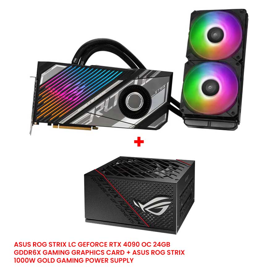 Asus ROG Strix LC GeForce RTX 4090 OC 24GB GDDR6X Gaming Graphics Card - Nectostry