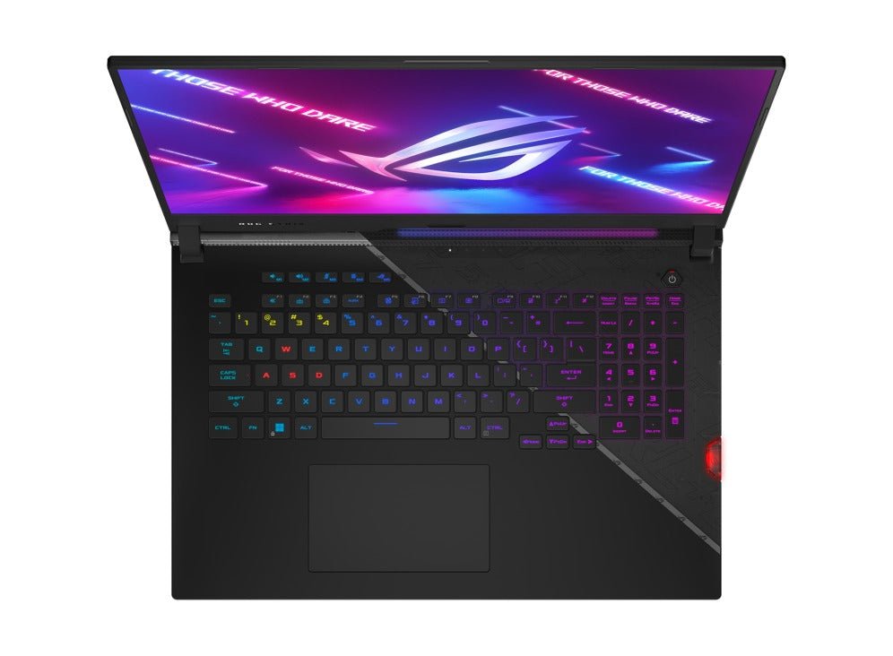 Asus ROG Strix Scar 17 G733ZW - LL123WS Gaming Laptop (Off Black) | 17.3" QHD (2560 x 1440) | Core i9 12900H | 32GB RAM | 2TB SSD | RTX 3070 Ti | Windows 11 Home | ROG Backpack | ROG Chakram Core Mouse P511 - Nectostry