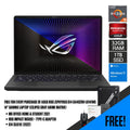 Asus ROG Zephyrus G14 GA402RK - L8141WS Gaming Laptop (Eclipse Gray Anime Matrix) | 14” QHD+ | Ryzen™ 9 6900HS | 32GB RAM DDR5 | 1TB M.2 SSD | RX 6800S | Windows 11 Home | MS Office H&S 2021 | G14 Sleeve (2022) | ROG Impact Mouse - Nectostry