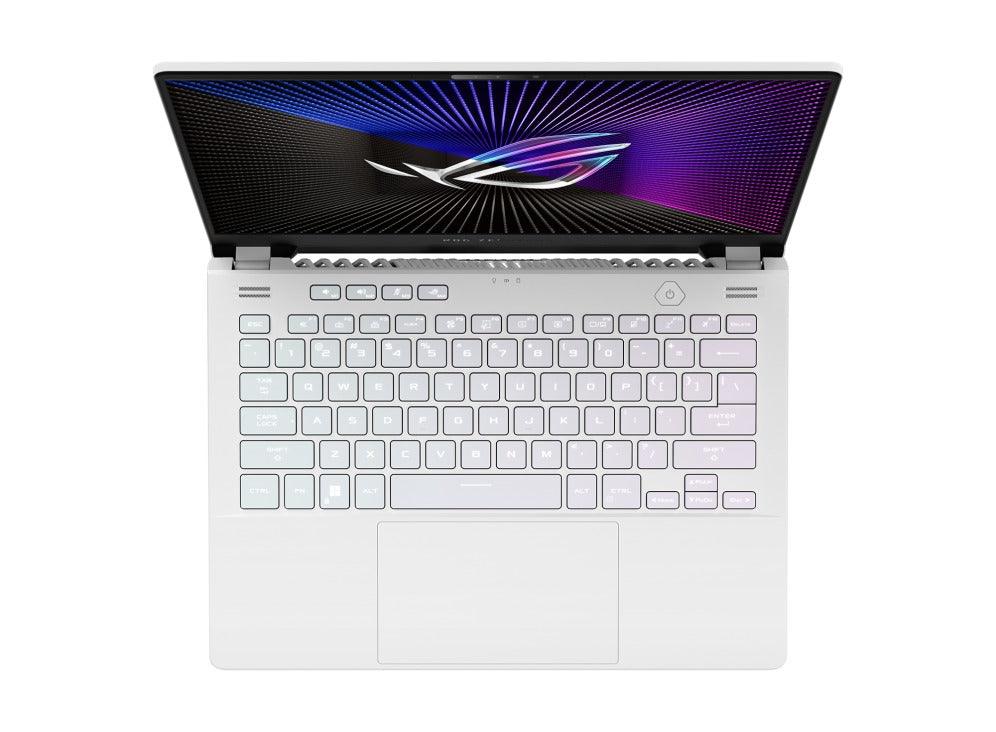 Asus ROG Zephyrus G14 GA402RK - L8142WS Gaming Laptop (Moonlight White Anime Matrix) | 14” QHD+ | Ryzen™ 9 6900HS | 32GB RAM DDR5 | 1TB M.2 SSD | RX 6800S | Windows 11 Home | MS Office H&S 2021 | G14 Sleeve (2022) | ROG Impact Mouse - Nectostry