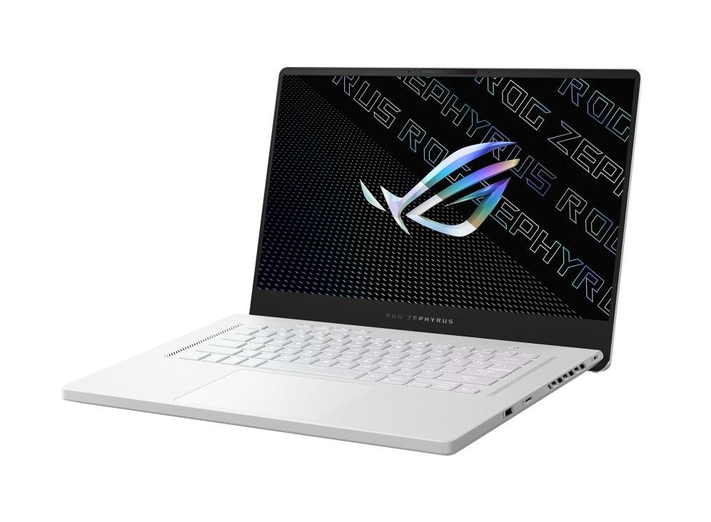 ASUS ROG Zephyrus G15 (2022) GA503RM - HQ115WS Laptop (Moonlight White) | 15.6" WQHD | Ryzen™ 7 6800HS | 16 GB DDR5 | 1 TB SSD | RTX™ 3060 | Windows 11 Home | MS Office H&S 2021 | Gaming Mouse | Backpack | Type - C PD Adapter - Nectostry