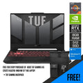 ASUS TUF Gaming A15 (2022) FA507RE - HN014W Laptop (Mecha Gray) | 15.6" FHD | Ryzen™ 7 6800H | 8GB DDR5 | 512GB SSD | RTX™ 3050 Ti | Windows 11 Home | TUF Gaming Backpack - Nectostry
