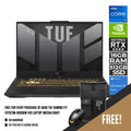 Asus TUF Gaming F17 FX707ZM - HX066W Laptop (Mecha Gray) | 17.3” FHD | i7 - 12700H | 16GB DDR5 | 512GB SSD | RTX 3060 | Win11 + TUF P304 M5 V2 Gaming Mouse + TUF Backpack - Nectostry