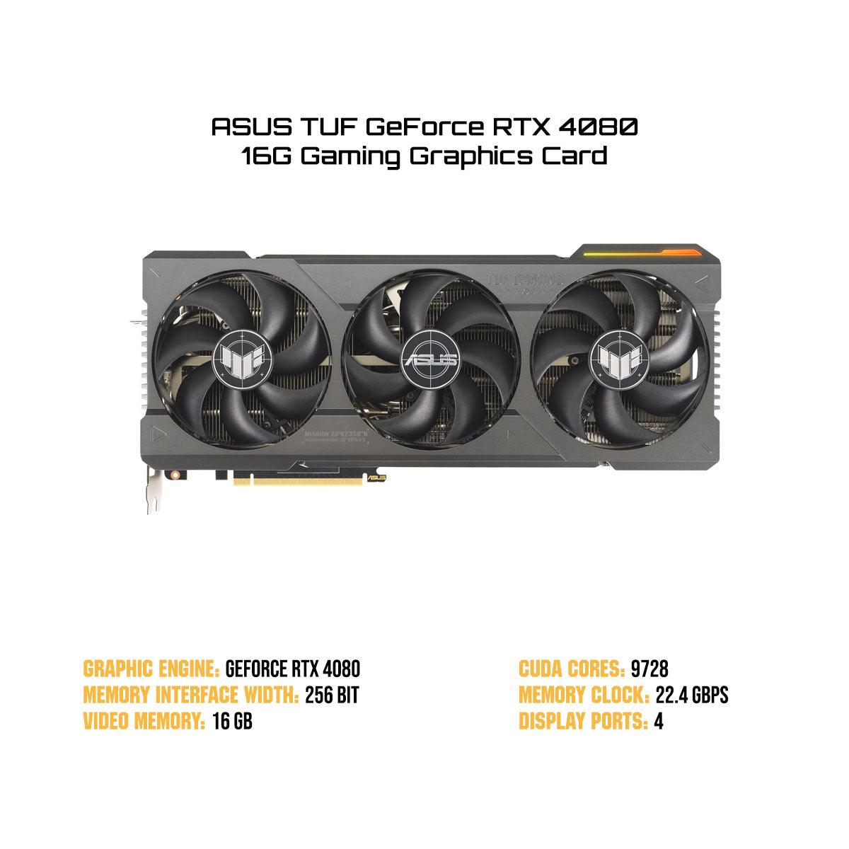 ASUS TUF GeForce RTX 4080 16G Gaming Graphics Card - Nectostry
