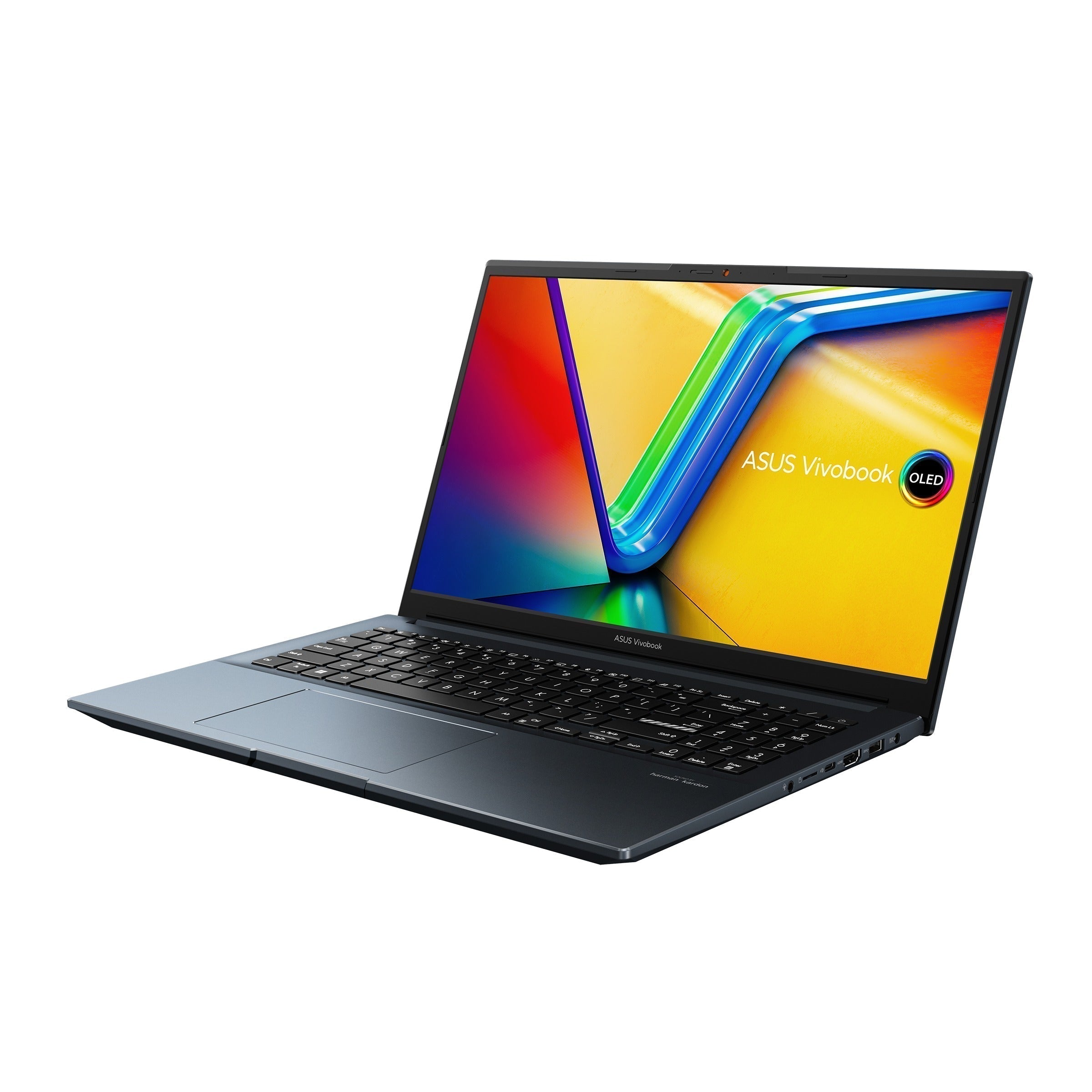 Asus Vivobook M6500XU - MA079WS Laptop (Quiet Blue) | 15.6" OLED (2880X1620) | Ryzen 9 7940HS | 16GB RAM | 1TB SSD | RTX4050 | Windows 11 Home | MS Office Home & Student 2021 | Asus AP4600 Backpack - Nectostry