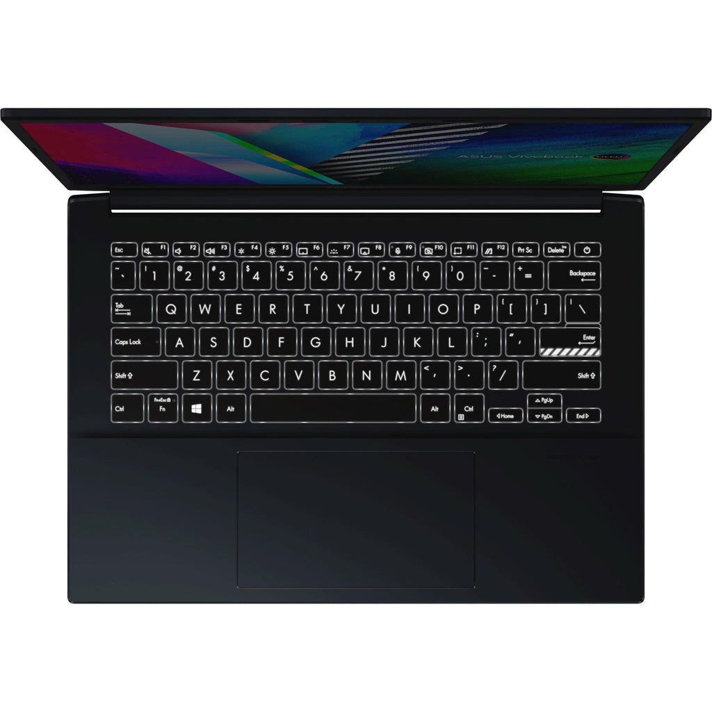 ASUS Vivobook Pro 14 OLED M3401QC - KM070WS Laptop (Quiet Blue) | 14" OLED | RTX™ 3050 | Windows 11 Home | MS Office Home & Student 2021 | ASUS BP1504 Casual Backpack - Nectostry