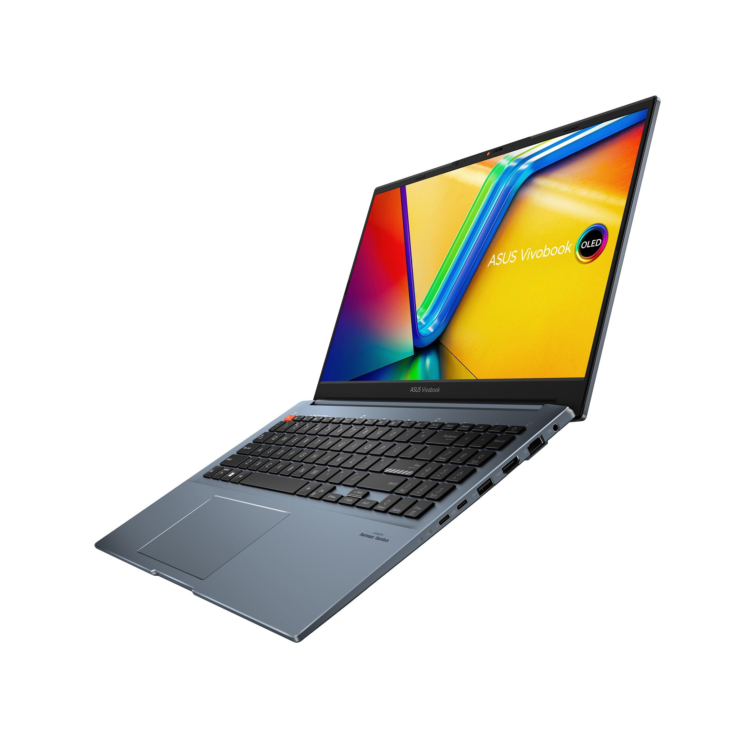 Asus Vivobook Pro 15 OLED K6502HC - MA073WS Laptop (Quiet Blue) | 15.6" 2.8K (2880 x 1620) | i9 - 11900H | 16GB RAM | 512GB SSD | RTX 3050 | Windows 11 Home | MS Office Home & Student 2021 | Asus BP1504 Casual Backpack - Nectostry