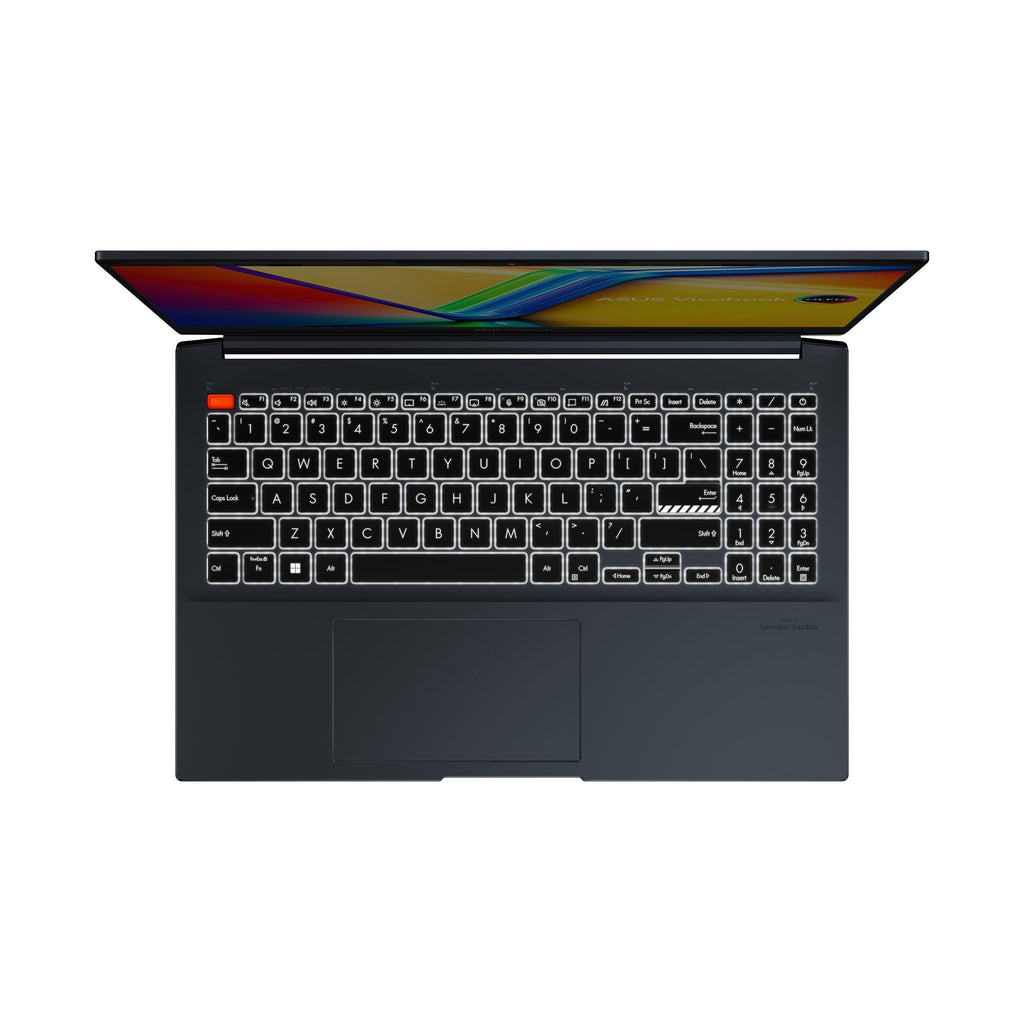 Asus Vivobook Pro 15 OLED K6502HC - MA073WS Laptop (Quiet Blue) | 15.6" 2.8K (2880 x 1620) | i9 - 11900H | 16GB RAM | 512GB SSD | RTX 3050 | Windows 11 Home | MS Office Home & Student 2021 | Asus BP1504 Casual Backpack - Nectostry