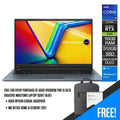 Asus Vivobook Pro 15 OLED K6502HC - MA073WS Laptop (Quiet Blue) | 15.6" 2.8K (2880 x 1620) | i9 - 11900H | 16GB RAM | 512GB SSD | RTX 3050 | Windows 11 Home | MS Office Home & Student 2021 | Asus BP1504 Casual Backpack - Nectostry