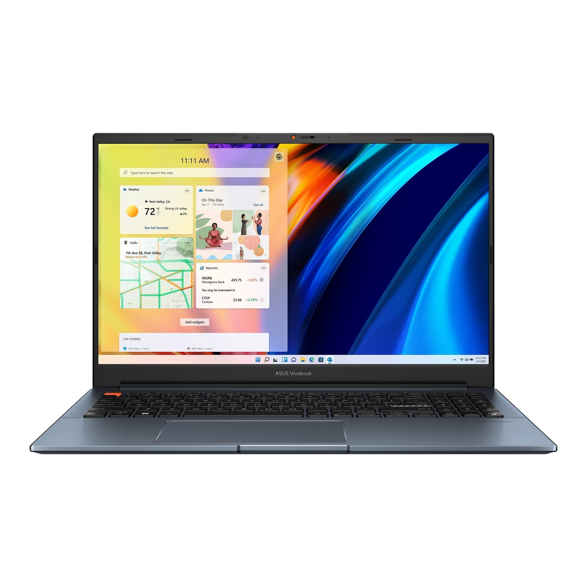 Asus Vivobook Pro 15 OLED K6502VV - MA033WS Laptop (Quiet Blue) | 15.6" 2.8K (2880 x 1620) OLED | i9 - 13900H | 16 GB RAM | 1 TB SSD | RTX 4060 | Windows 11 Home | MS Office Home & Student 2021 | ASUS BP1504 Casual Backpack - Nectostry