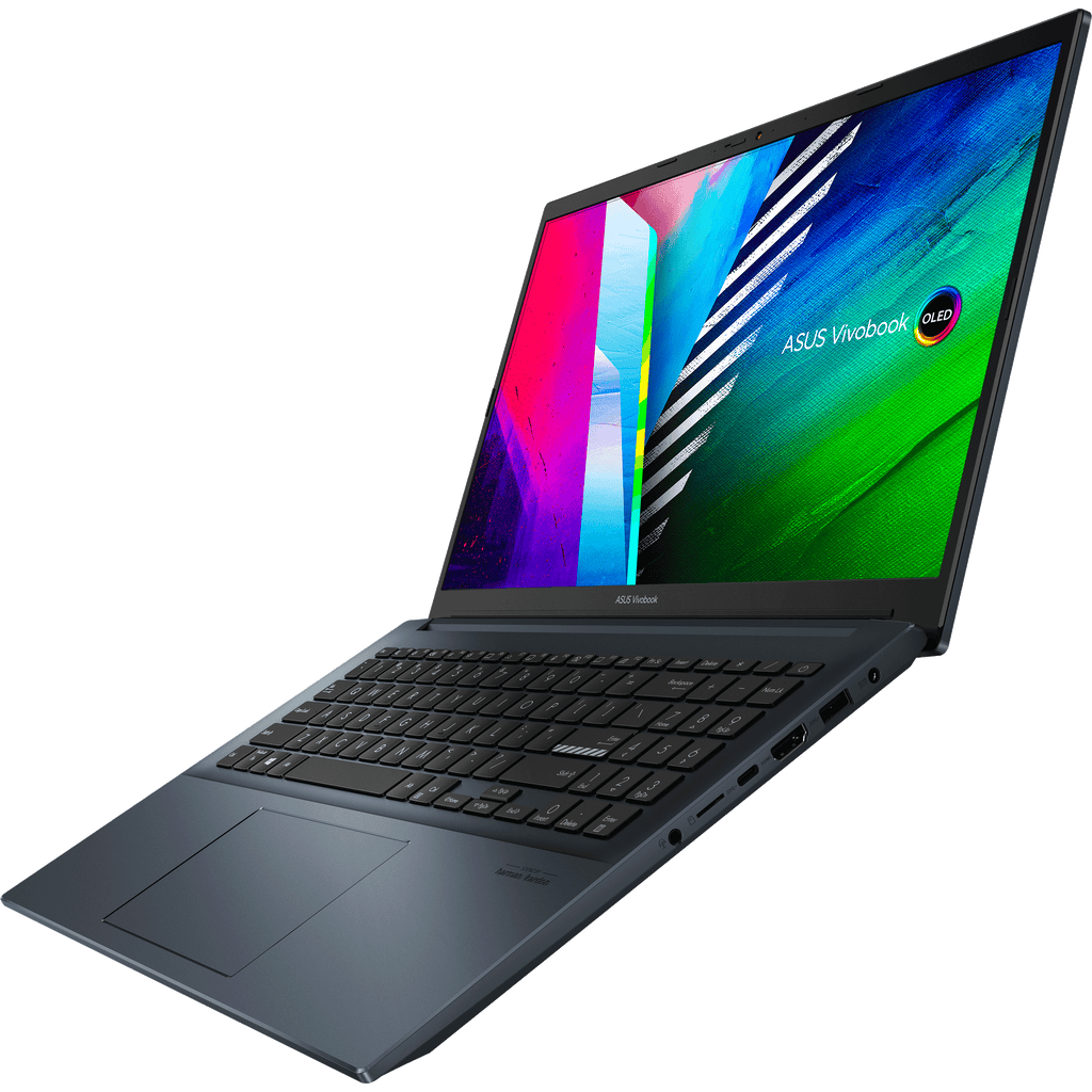 ASUS VIVOBOOK PRO 15 OLED M3500QC - L1175TS LAPTOP (QUIET BLUE) | 15.6" FHD | Ryzen™ 9 5900HX | 16GB DDR4 | 512GB SSD | RTX 3050 | WIN10 + MS OFFICE HOME &STUDENT 2019 + NEREUS BACKPACK/BK - Nectostry