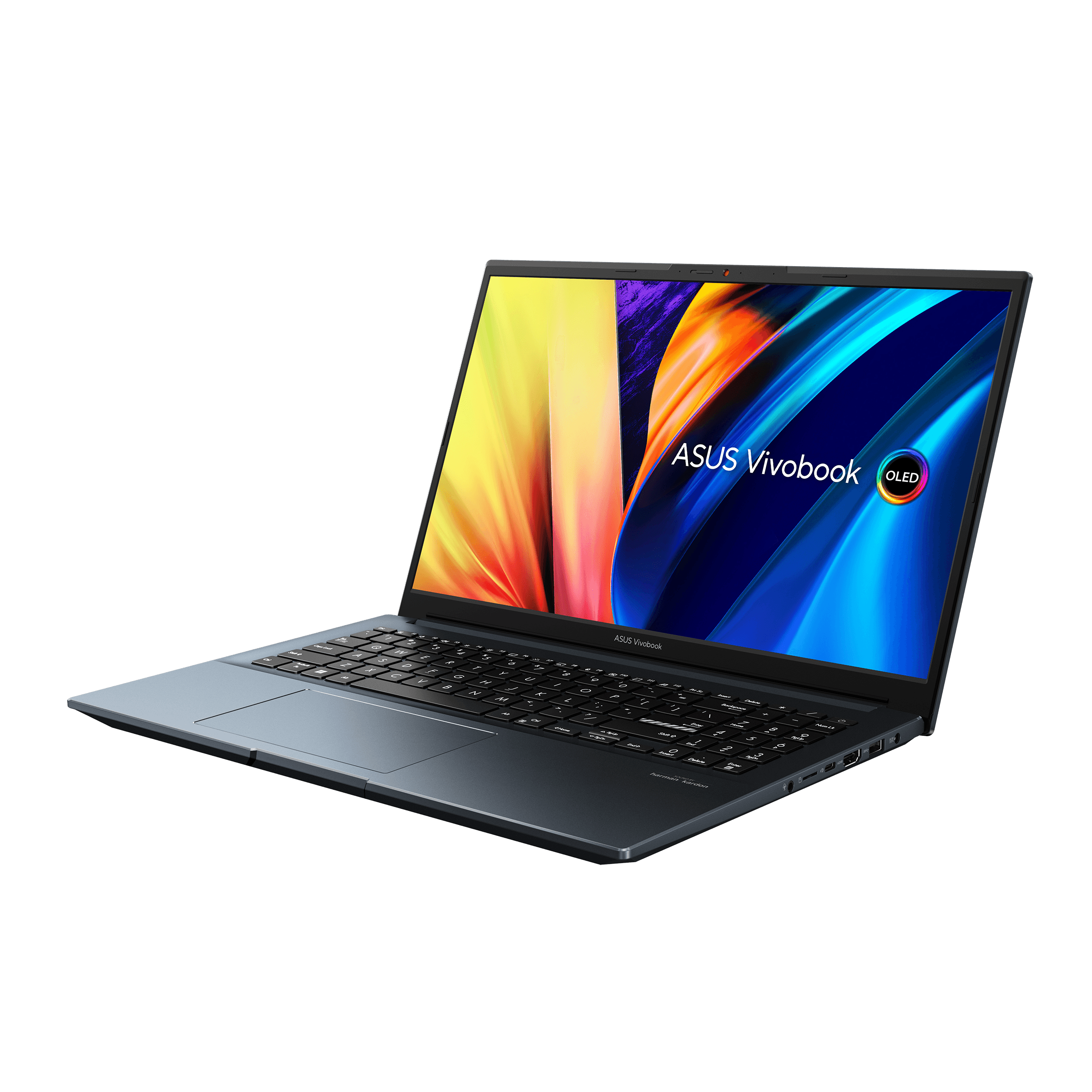 Asus Vivobook Pro 15 OLED M6500QE - MA013WS Laptop (Quiet Blue) | 15.6" 2.8K | Ryzen™ 7 5800H | 16GB DDR4 | 512 GB SSD | RTX™ 3050 Ti | Windows 11 Home | MS Office Home & Student 2021 | ASUS BP1504 Casual Backpack - Nectostry