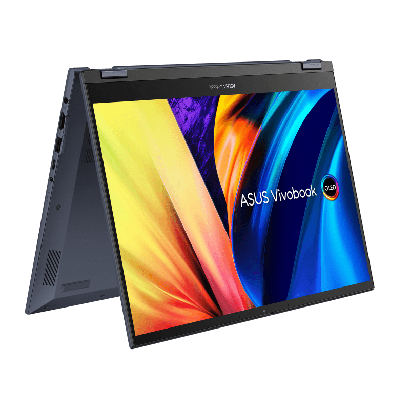 ASUS Vivobook S 14 FLIP OLED TN3402QA - KN090WS Laptop (Quiet Blue) | 14" 2.8K | Ryzen 7 5800H | 8GB DDR4 | 512 GB SSD | AMD Radeon Graphics | Windows 11 Home | MS Office H&S 2021 | Palmrest | ASUS Sleeve | Stylus Pen - Nectostry