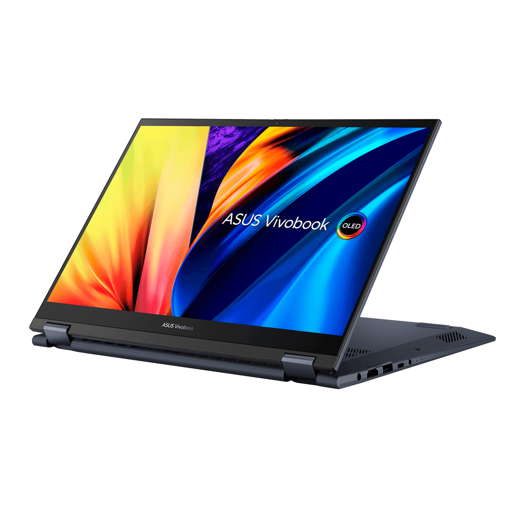 ASUS Vivobook S 14 FLIP OLED TN3402QA - KN090WS Laptop (Quiet Blue) | 14" 2.8K | Ryzen 7 5800H | 8GB DDR4 | 512 GB SSD | AMD Radeon Graphics | Windows 11 Home | MS Office H&S 2021 | Palmrest | ASUS Sleeve | Stylus Pen - Nectostry
