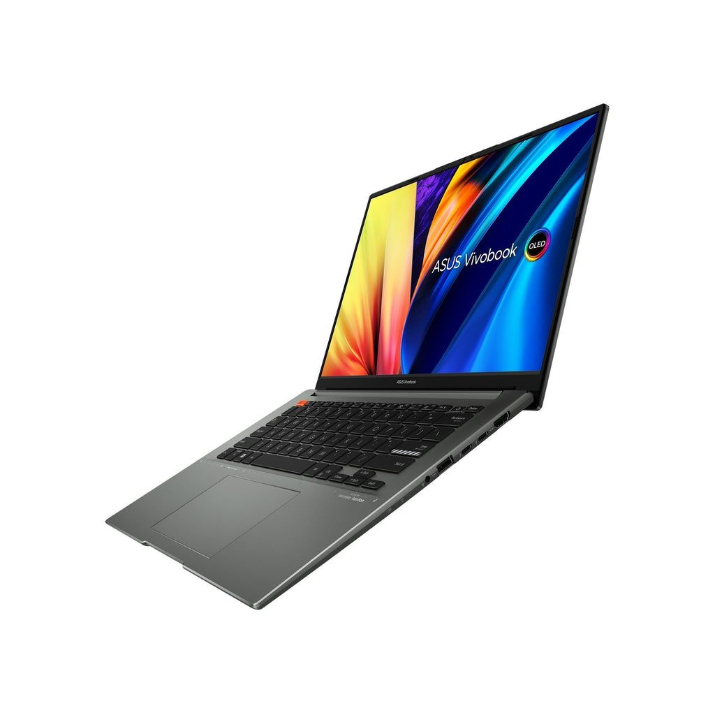 Asus Vivobook S 14X OLED S5402ZA - M9050WS Laptop (Midnight Black) | 14.5" (2880 x 1800) | i7 12700H | 16GB RAM DDR4 | 512 GB SSD | Intel Iris Xe Graphics | Windows 11 Home | MS Office Home & Student 2021 | Asus BP1504 Casual Backpack - Nectostry