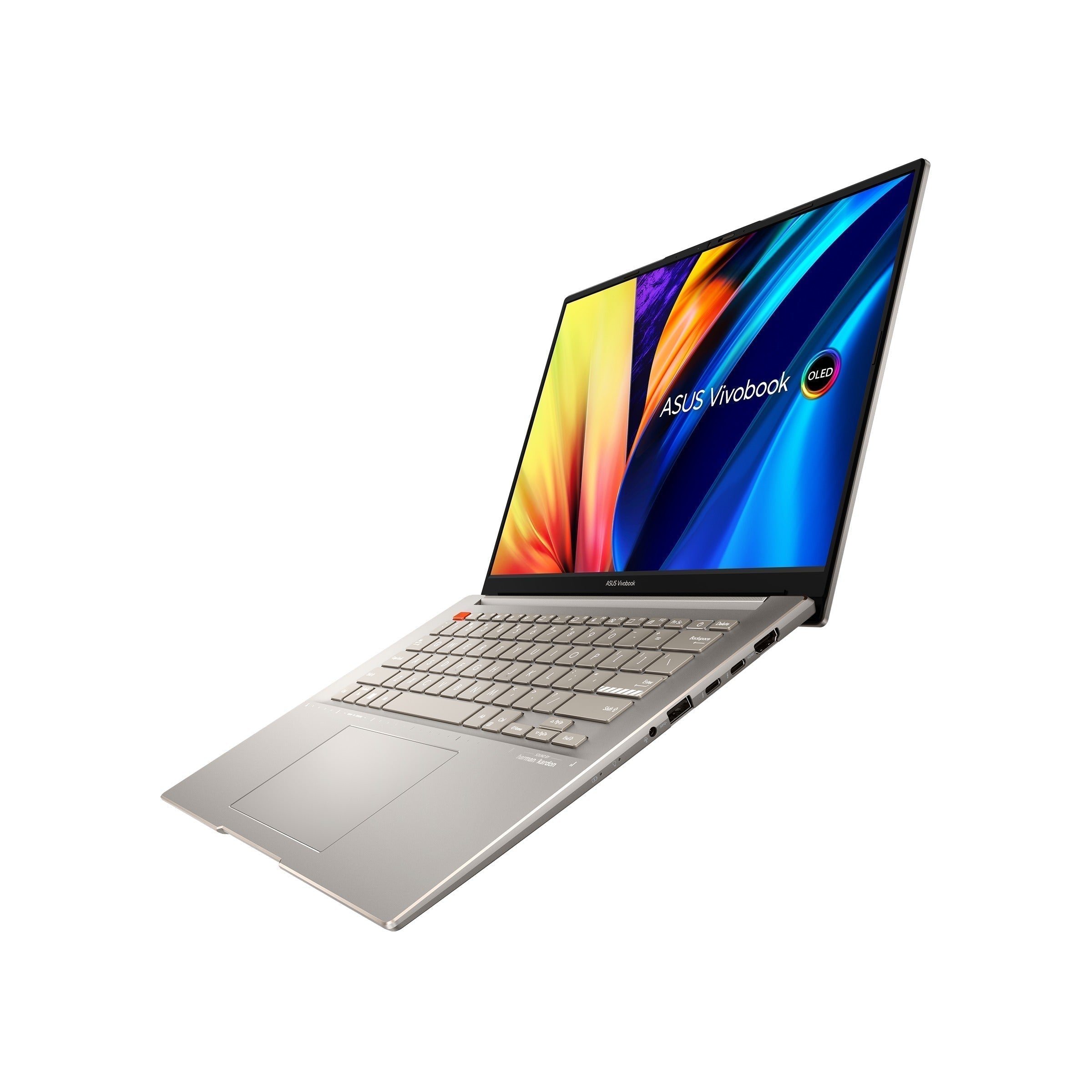 Asus Vivobook S 14X OLED S5402ZA - M9189WS Laptop (Sand Grey) | 14.5" (2880 x 1800) | i5 12500H | 16GB RAM DDR4 | 512 GB SSD | Intel Iris Xe Graphics | Windows 11 Home | MS Office Home & Student 2021 | Asus BP1504 Casual Backpack - Nectostry
