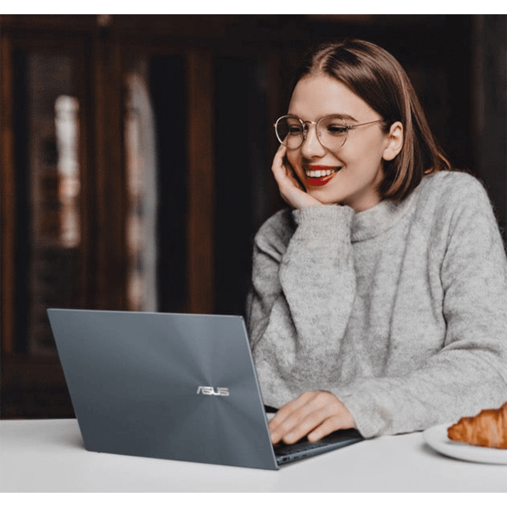 ASUS ZENBOOK 13 OLED UX325EA - KG501WS LAPTOP (PINE GREY) | 13.3" FHD | i5 - 1135G7 | 16GB LPDDR4X | 512B SSD | IRIS XE | WIN11 + MS OFFICE HOME & STUDENT 2021 + SLEEVE + USB - A TO RJ45 GIGABIT ADAPTER + USB - C TO AUDIO JACK ADAPTER - Nectostry