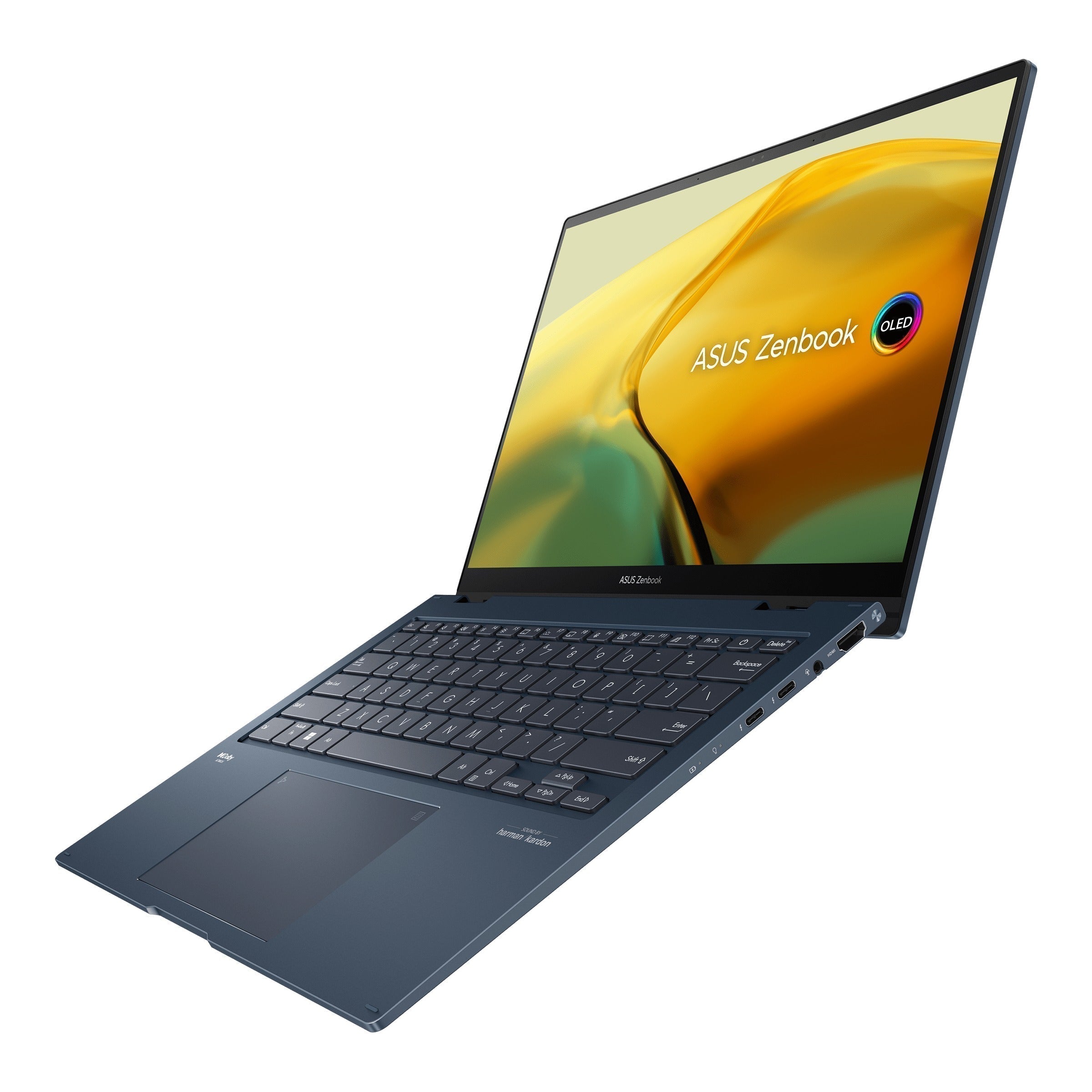 Asus Zenbook 14 Flip OLED UP3404VA - KN119WS Laptop (Ponder Blue) | 14" 2.8K OLED | I5 - 1340P | 512GB SSD | 16GB RAM | IRIS XE | Windows 11 Home | MS Office Home & StudenT 2021 | Asus Sleeve | Stylus Pen - Nectostry
