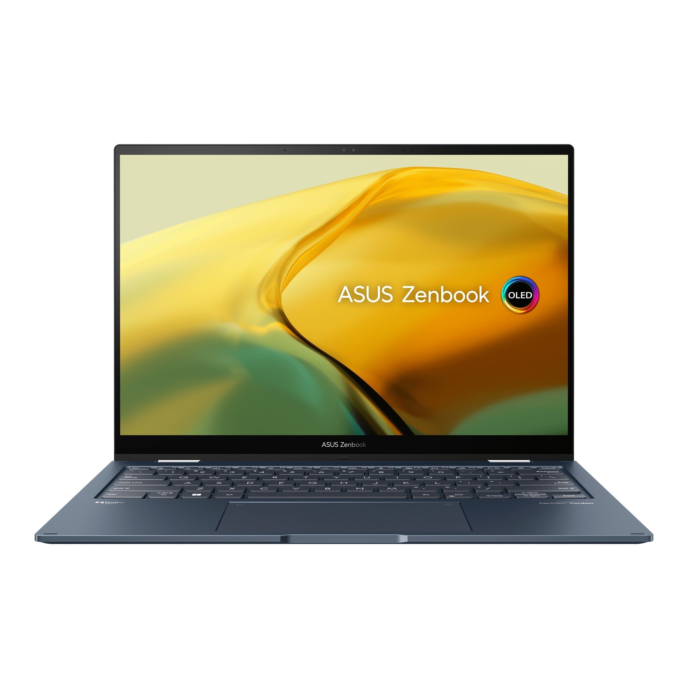 Asus Zenbook 14 Flip OLED UP3404VA - KN133WS Laptop (Ponder Blue) | 14" 2.8K OLED | 165HZ | I7 - 1360P | 512GB SSD | 16GB RAM | IRIS XE | Windows 11 Home | MS Office Home & Student 2021 | Asus Sleeve | Stylus Pen - Nectostry