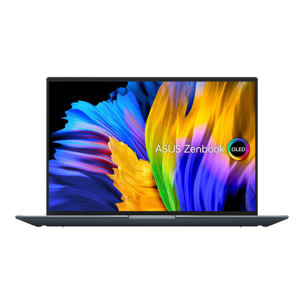 ASUS Zenbook 14X Oled UX5401ZA - KN092WS Convertible Laptop (Pine Grey) | 14" 2.8k Oled | i7 - 12700H | 16GB LPDDR5 | 1TB SSD | Iris Xᵉ Graphics | Windows 11 Home | MS Office Home & Student 2021 | ASUS BP1504 Casual Backpack - Nectostry