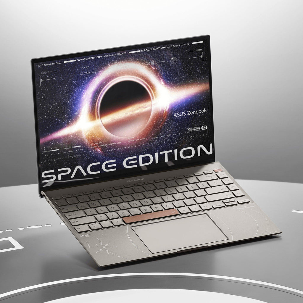 ASUS Zenbook 14X Space Edition UX5401ZAS - KN072WS Convertible Laptop (Zero - g Titanium) | 14” 2.8K Oled | i5 - 12500H | 16GB LPDDR5 | 512 GB SSD | Iris Xᵉ Graphics | Windows 11 Home | MS Office H&S 2021 | ASUS BP1504 Backpack - Nectostry