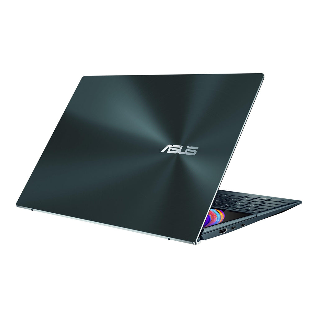 Asus Zenbook Duo 14 UX482EAR - HY341WS Touchscreen Laptop (Celestial Blue) | 14" FHD | i5 - 1155G7 | 16GB LPDDR4X | 512GB SSD | Iris Xᵉ Graphics | Windows 11 Home | MS Office H&S 2021 | Sleeve | Stand | Stylus Pen - Nectostry