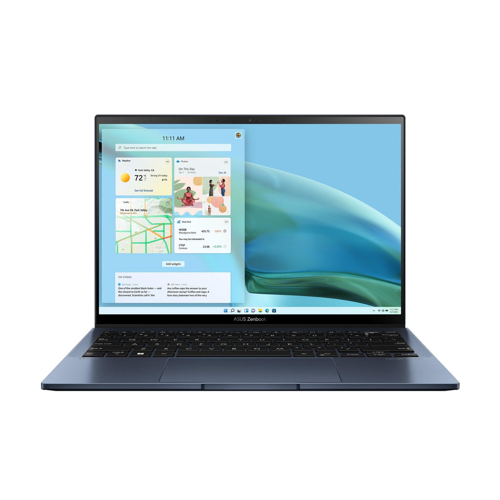 Asus Zenbook S 13 OLED UM5302TA - LV396WS Laptop (Ponder Blue) | 13.3” FHD | Ryzen 7 6800U | 16GB RAM | 512GB M.2 SSD | AMD Radeon™ Graphics | Windows 11 Home | MS Office Home & Student 2021 | Asus Sleeve - Nectostry