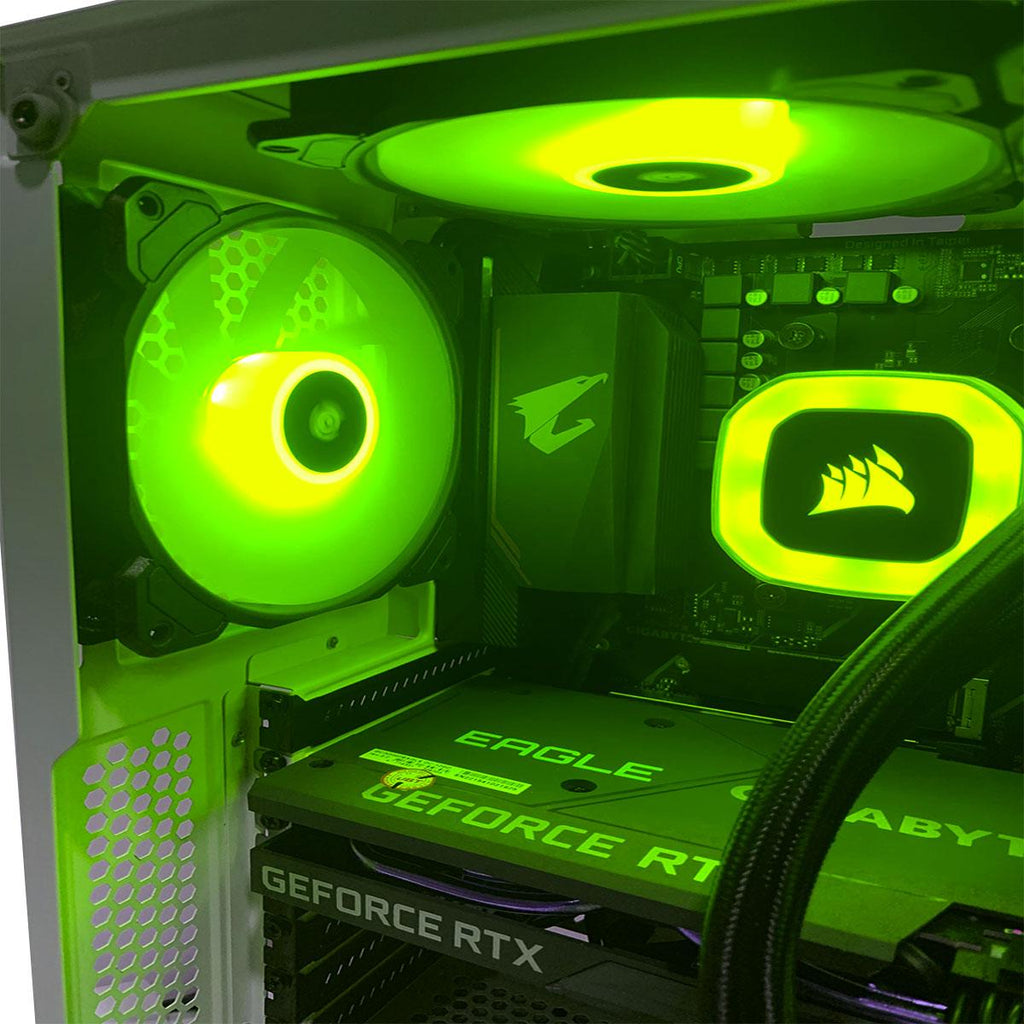 Aurora ICUE 220T RGB Airflow Gaming PC | RYZEN 7 5700X | 16GB RAM DDR4 | 512GB M.2 SSD | RTX 3060 | Windows 11 - Nectostry