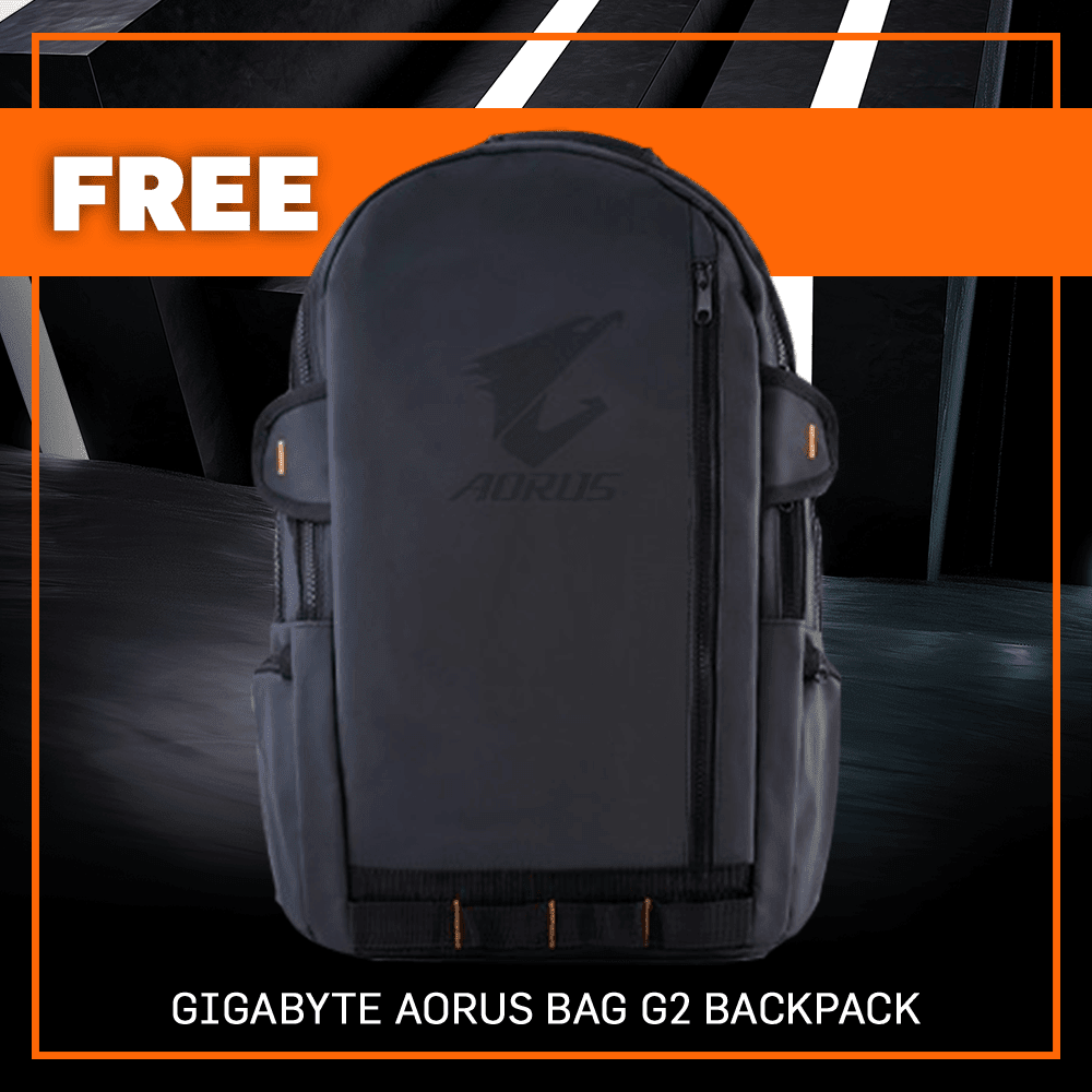 GIGABYTE AORUS 15P XD - 73S1224GO Gaming Laptop (Black) | 15.6" FHD | i7 - 11800H | 16GB DDR4 | 1TB SSD | RTX™ 3070 | WIN10 GIGABYTE AORUS G2 Backpack (Black) - Nectostry